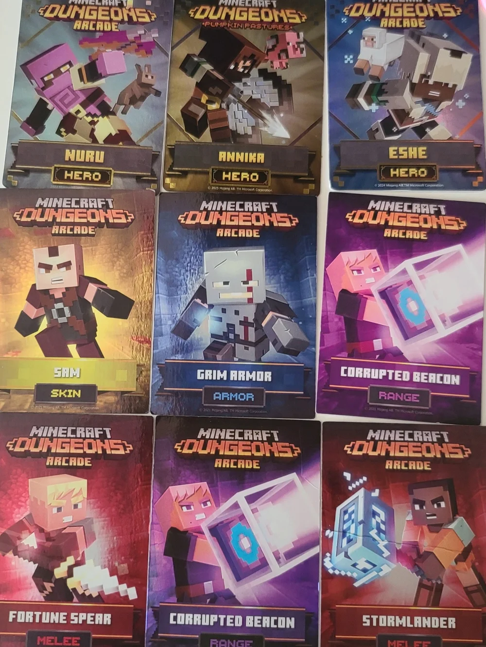 Trading Card Pack - Purple, Blue, Pink